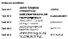 schriftarten